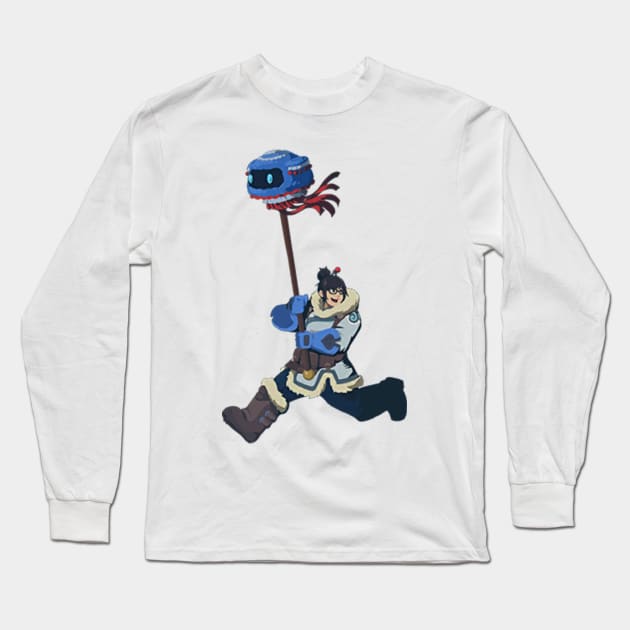 Mei Dragon Dance Long Sleeve T-Shirt by Genessis